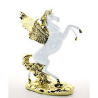 Polyester Şahlanan Kanatlı At Figürü Biblo