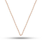 Gümüş Rose 0.30 Mikron 50 Cm Forse Kadın Zincir