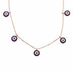 925 Ayar Gümüş Nazarlı Şans Kadın Gümüş Kolye