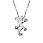 925 Ayar Gümüş Kertenkele Kolye