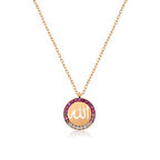 Gümüş Allah Yazılı Kadın Kolye