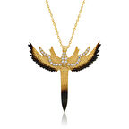 925 Ayar Gümüş Kılıç Kadın Gümüş Kolye