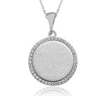 Gümüş Ayetel Kürsi Kadın Kolye