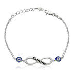 925 Ayar Gümüş Sonsuzluk Canım Yazılı Bileklik