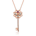 925 Ayar Gümüş Anahtar Kadın Gümüş Kolye