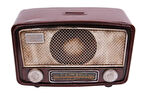 Dekoratif Metal Radyo Kumbaralı Vintage Hediyelik