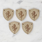 Loren Crafts Figürlü Deri Arma 5 Adet - 1582