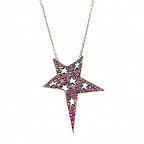 Yıldız Gümüş Kolye SB376