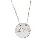 Love Gümüş Kolye SB496