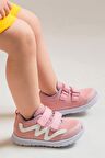 mnpc Unisex Çocuk Pembe Günlük İlk Adım Spor Ayakkabı