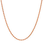 925 Ayar Gümüş Burma Halat Kadın Zincir Kolye