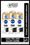 Nivea Kadın Roll-on Deodorant Black&White Invisible İpeksi Pürüzsüzlük 50ml,72Saat Anti-perspirant, X3Adet