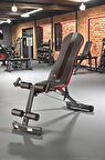 V-FIT BY VOIT D202 Katlanabilir Incline/decline Ayarlanabilir Sırt Açılı Mekik ve Ağırlık Sehpası