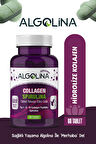 Collagen + Spirulina Tablet Takviye Edici Gıda - 1260 Mg 60 Tablet - (kolajen Tip 1 2 3)