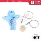 VW Jetta MK6 A6 IV 2010-2018 5C6 5C6839462 İçin Elektrikli Arka Sağ Cam Kriko Tamir Seti