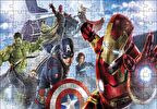 Cakapuzzle  Avengers Captain America Tam Kadro Puzzle Yapboz MDF Ahşap