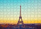 Cakapuzzle  Akşamüzeri Eyfel Kulesi ve Paris Puzzle Yapboz MDF Ahşap