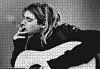 Cakapuzzle  Kurt Cobain Gitar Puzzle Yapboz MDF Ahşap