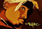 Cakapuzzle  Tupac Shakur Bandanalı Karikatürize Çizim Puzzle Yapboz MDF Ahşap