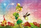 Cakapuzzle  Tinkerbell Ve Arı Disney Prenses Puzzle Yapboz MDF Ahşap