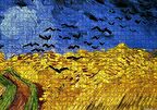 Cakapuzzle  Vincent Van Gogh Buğday Tarlası Ve Kargalar Puzzle Yapboz MDF Ahşap