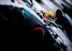 Cakapuzzle  Lewis Hamilton Mersedes İle Formula 1 Görseli Puzzle Yapboz MDF Ahşap