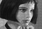 Cakapuzzle Leon Mathilda Natalie Portman Dijital Çizim Puzzle Yapboz MDF Ahşap