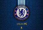 Cakapuzzle Siyah Deri Doku Üzerinde Chelsea Logosu Puzzle Yapboz MDF Ahşap