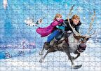 Cakapuzzle Frozen Kar Taneleri Şehir Buz Geyik Kardan Adam Puzzle Yapboz MDF Ahşap