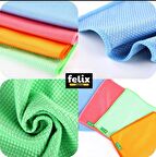 Baklava Dilimli Microfiber Genel Temizlik Cam Bezi Yüksek Emici 4'lü Set