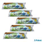 Canhome Mavi Orta Boy 55x60 Cm. 30 Litre Çöp Torbası Poşeti - 20 Adetlik 5 Rulo