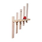 Barış Dizayn Doğal Ahşap El Yapımı Çapraz Tasarım Ahşap Anahtar Askısı Pano Anahtarlık Doğal renginde