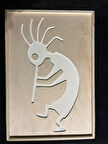 Cıgıl Wood Kokopellı Ahşap Bohem Tablo 62 x 41
