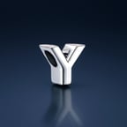 Y harf charm 925 ayar gümüş