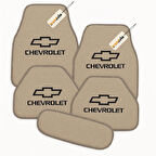 Bej Renk Chevrolet Oto Halı Paspas Takımı 5’li Set – Aracınıza Özel Şık ve Dayanıklı Zemin Koruma