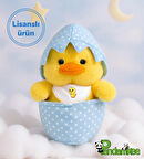 Sürpriz Yumurtalı Civciv Peluş Oyuncak – Çıkartılabilir Çantalı Civcivino