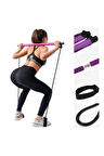 CKSpor Squat Pilates Studio Evde Spor Egzersiz Çubuğu Kalça Basen Sıkılaştırıcı Pilates Barı Plates