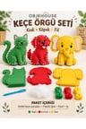 Keçe örgü seti 3lü set