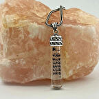 Zemzem İle Doldurulmuş Grekli 925 Ayar Cevşen Gümüş Kolye