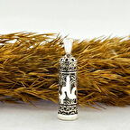 925 AYAR GÜMÜŞ "HZ ALİ" YAZILI ZÜLFİKAR KILIÇ TASARIM CEVŞEN KOLYE