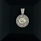 925 AYAR GÜMÜŞ AY YILDIZ TASARIM CEVŞEN KOLYE