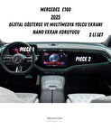 Mercedes E180 2025 Hayalet Gösterge ve Multimedya Yolcu Ekran Uyumlu Nano Ekran Koruyucu