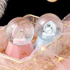 Tektaş Yüzük Temalı Işıklı Küçük Boy Kar Küresi