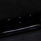 Gümüş Işıklı Kutulu 4 mm Beyaz Taşlı Su Yolu Kadın Bileklik