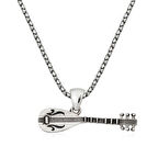 925 Ayar Gümüş Saz Erkek Gümüş Kolye