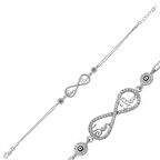 Gümüş Sonsuzluk Sen Ben Kadın Bileklik