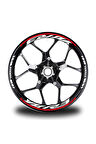 Kırmızı Yamaha YZF R3 Takım Jant Sticker Etiket