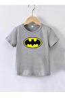 Maki Home Kaliteli Penye Kız Erkek Çocuk Baskılı Tshirt 5 6 7 8 9 10 11 12 13 14 yaş Batman