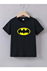 Maki Home Kaliteli Penye Kız Erkek Çocuk Baskılı Tshirt 5 6 7 8 9 10 11 12 13 14 yaş Batman