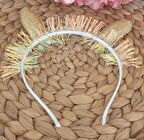 Simli İki Kulak Çocuk Taç